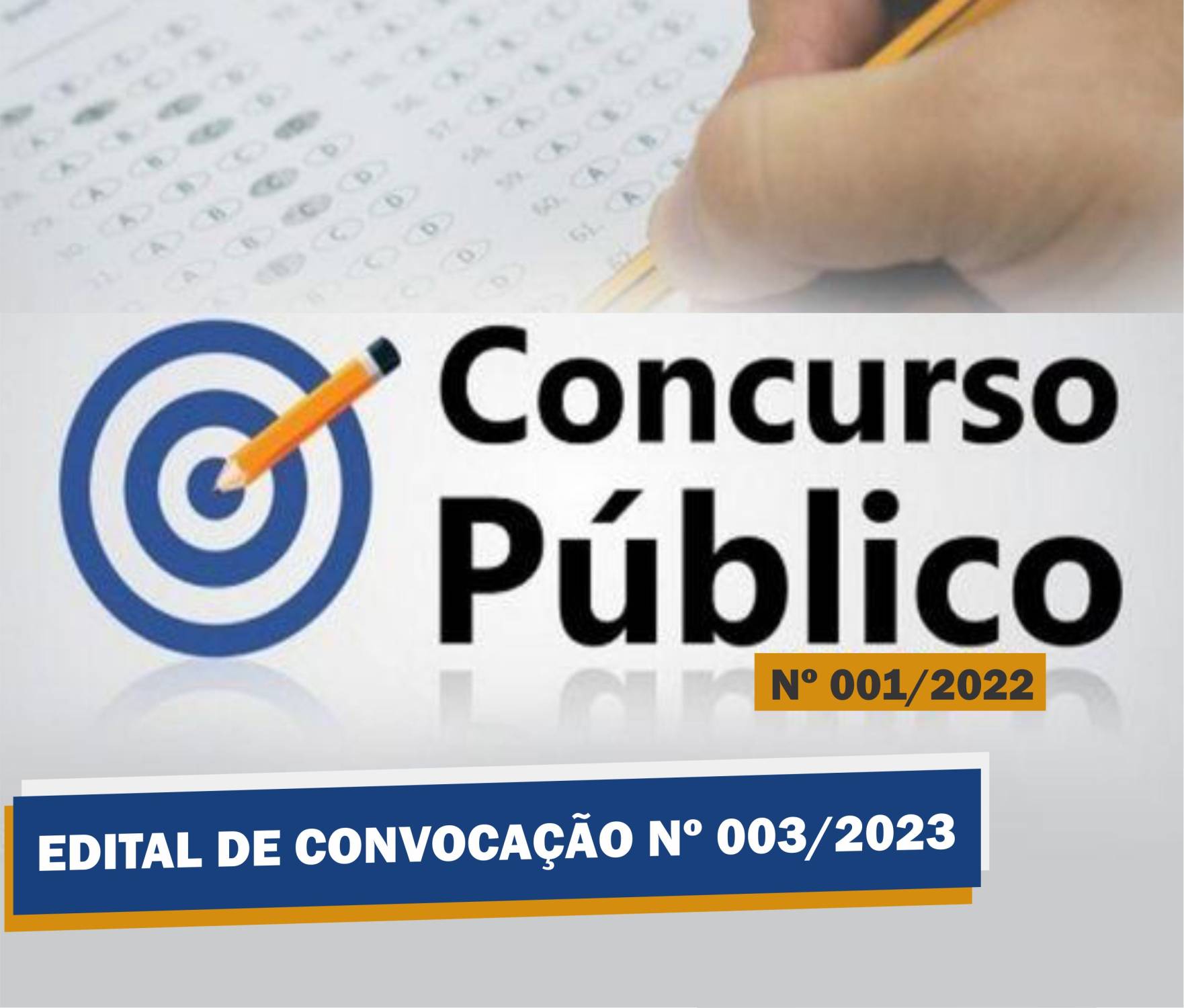 Edital de Convocação Nº 003 - Concurso Público Nº 001/2022